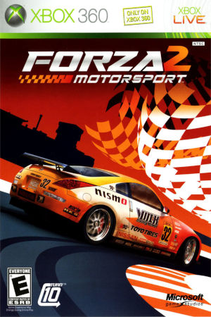 forza motorsport 2 clean cover art